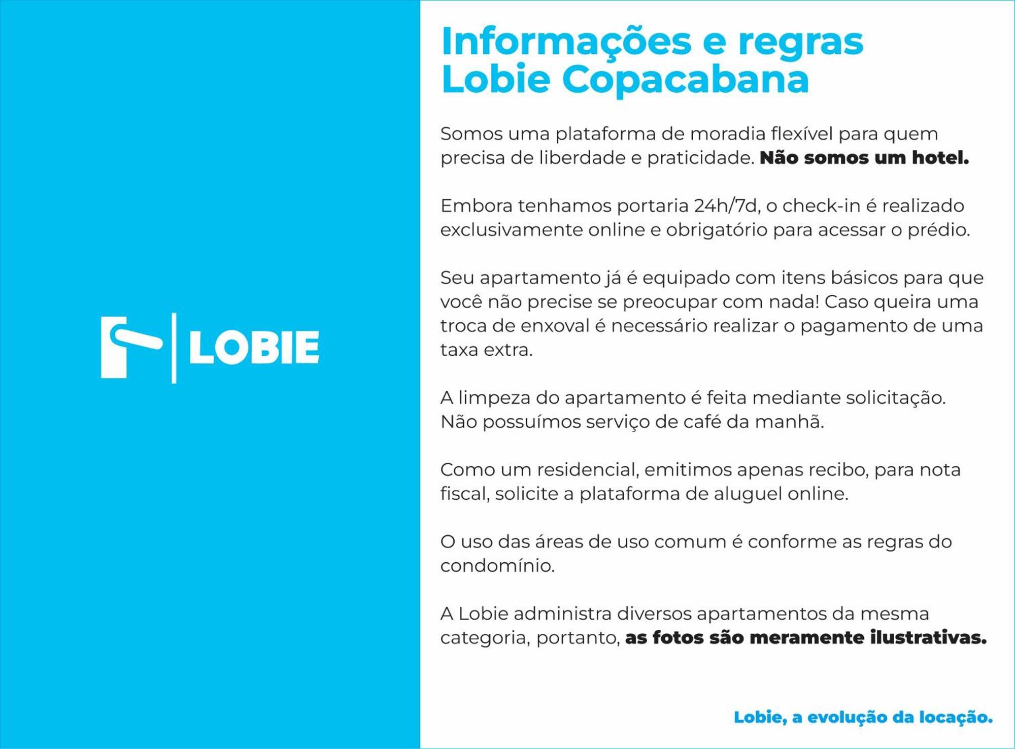 Apartamento Lobie Copacabana Río de Janeiro Exterior foto