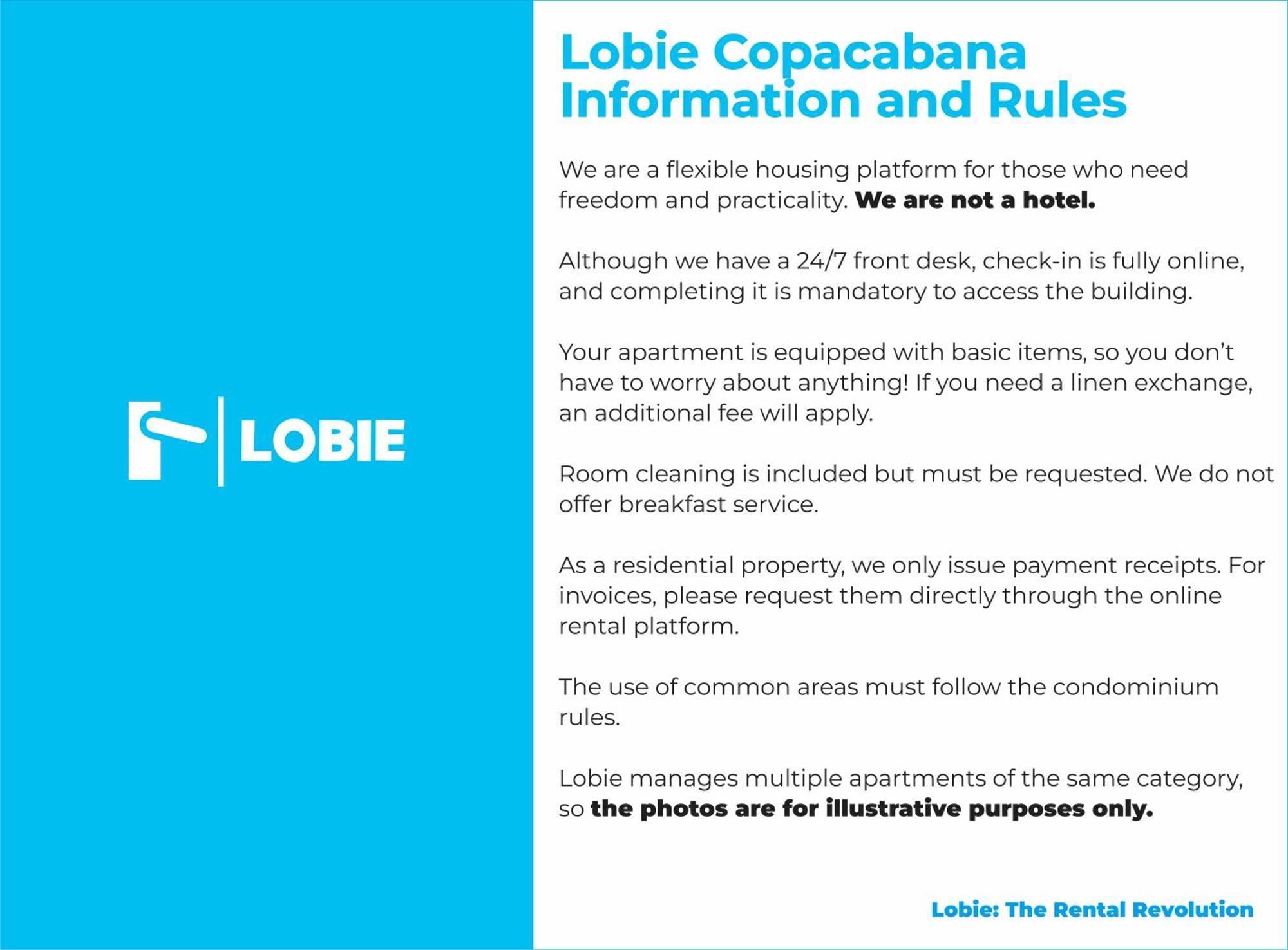 Apartamento Lobie Copacabana Río de Janeiro Exterior foto